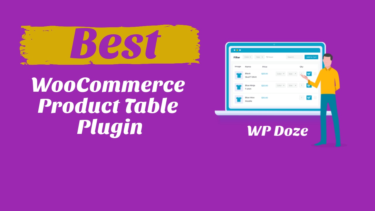 Best WooCommerce Product Table Plugin